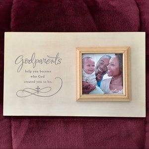 NEW Hallmark Godparents Picture Frame